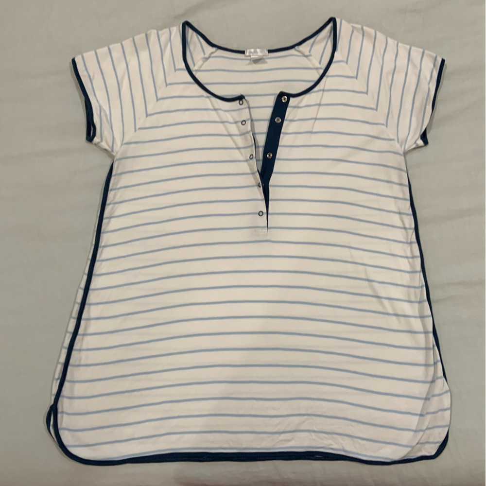 LAKE Maternity Pima Pajama Top